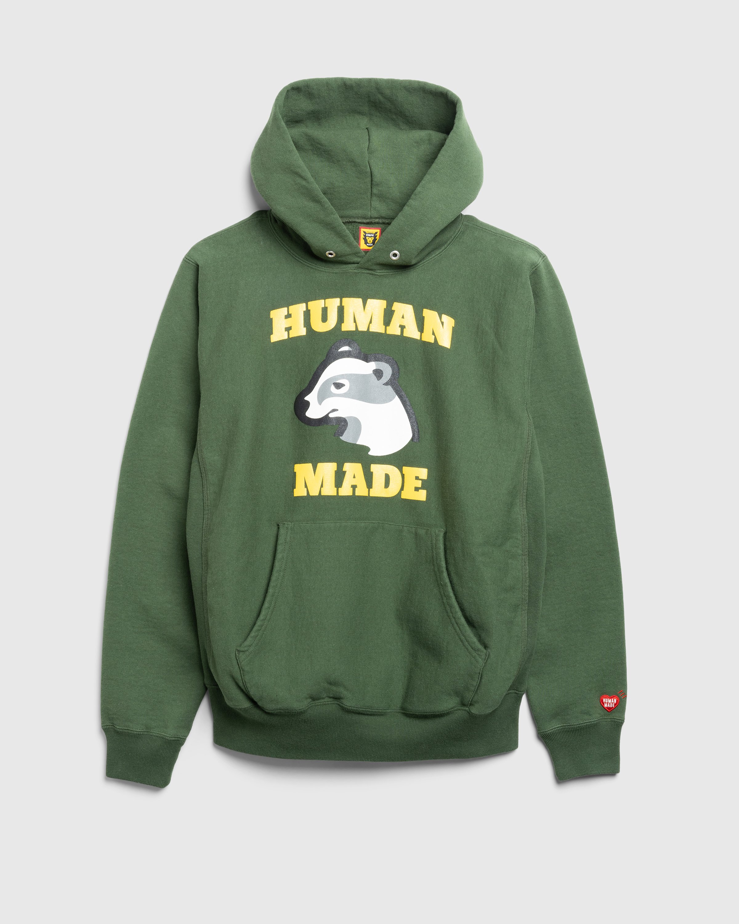 Human Made – Heavyweight Logo Hoodie Green | Highsnobiety Shop